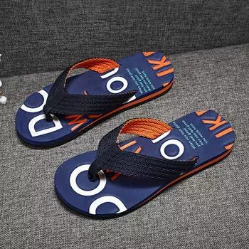 Прохладные летние шлепанцы, нескользящие двухцветные мягкие пляжные туфли, дышащие сандалии, мужская обувь для отдыха на открытом воздухе с одной педалью 40