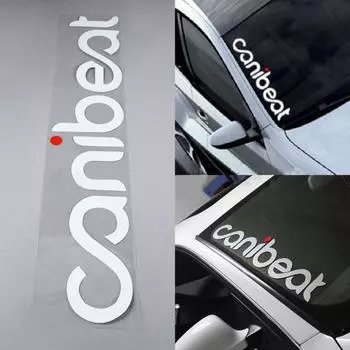 Прохладный Canibeat автомобиля наклейка окно переднее лобовое стекло наклейка авто мотоцикл декор