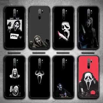 Прохладный чехол для телефона с изображением фильма ужасов «Крик» для Xiaomi Redmi 8A 9 K30 Pro 9A Note 8T Note 8 9 Pro, мягкий силиконовый черный чехол из ТПУ Redmi note 8T