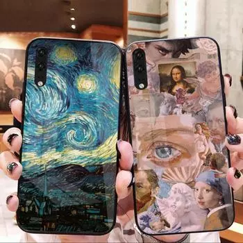 Прохладный чехол для телефона с разными рисунками для Huawei P50 P40 P30 P20 Pro Mate 40 30 20 Pro Nova 9 8 7 PC Стеклянный чехол для телефона Huawei P50 Pro