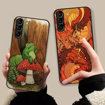 Прохладный чехол для телефона с жабой для Samsung Galaxy S7 Edge Plus S9 S20Plus S20ULTRA S10lite S225G S10 samsungS22plus5G