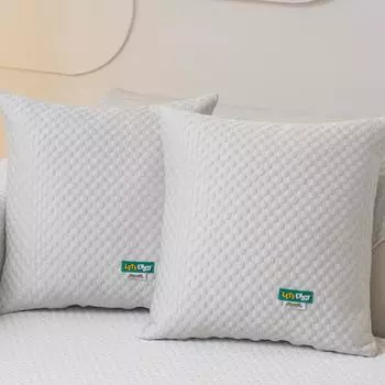 Прохладный чехол на подушку в виде фасоли, современный простой чехол в стиле Ins, свежий чехол на спинку, летняя горячая распродажа, прикроватная наволочка 45*45