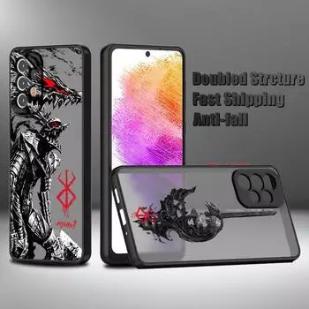 Прохладный матовый полупрозрачный чехол для телефона Berserk Comics для Samsung A91 A71 A51 A42 A41 A31 A21S A14 A04 A13 A12 A11 Lite Samsung A04 4G