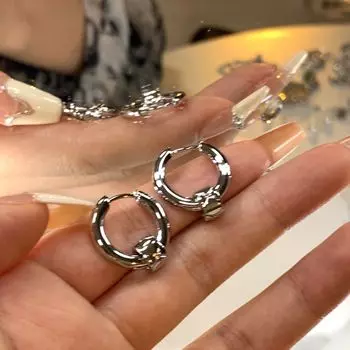 Прохладный! Персонализированные серьги, серьги, Niche Design Sense, серьги-гвоздики премиум-класса Cold Wind, серьги Annual Tide.