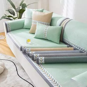 Прохладный ротанговый коврик против комаров, летняя подушка для дивана, подушка для дивана, летняя подушка, чехол для дивана 60*60