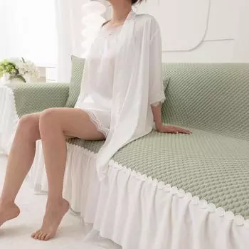 Прохладный тканевый чехол для дивана, летний коврик, новый нескользящий чехол, полотенце, свежий летний чехол для дивана 180*130cm