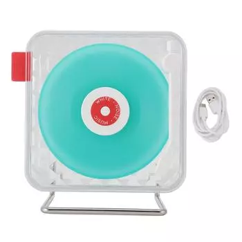 Проигрыватель пластинок Bluetooth-динамик RGB Белый шум Bluetooth5.0 Портативный беспроводной динамик для проигрывателя