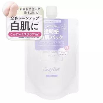 Произведено Tsubasa Masuwaka CandyDoll Tone Up Scrub Pack Skin Care Vitamin C Tone Up Сделано в Японии Скраб Отшелушивающий уход Уход за телом Прозрачность
