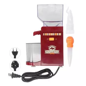 Производитель арахисового масла, домашняя электрическая мельница для зерна, противоскользящая мельница для кунжутного соуса, машина для орехового масла для US Plug 110V