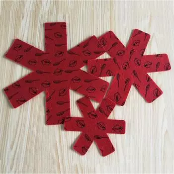 Производитель больших, средних и малых наборов красных фетровых антипригарных защитных подкладок для дна кастрюль, тепло