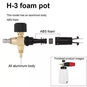 Производитель пены высокого давления спрей баллон с регулируемым большим горлом PA чистящий пистолет автомобильная мойка профессиональная пена бутылка