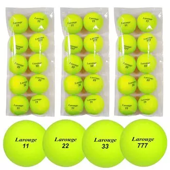 Производитель Прямой магазин гольфа Larouge M1 MATTE LONG DISTANCE Оригинальный цветной мяч для гольфа Мяч 30 мячей Набор мячей x 3 Доступно 4 цвета Желтый (10 упаковок)