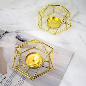 Производитель ремесел Danhao, простое европейское золотое украшение, железный подсвечник, золотой романтический стеллаж с вечными цветами, печь для ароматерапии Gold-Tone