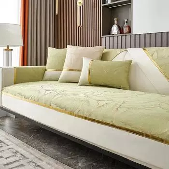 Производители Оптовая продажа Four Seasons Универсальная нескользящая подушка Nordic Чехол для дивана Свет Роскошный синель Жаккардовый диван Подушка 70x70cm