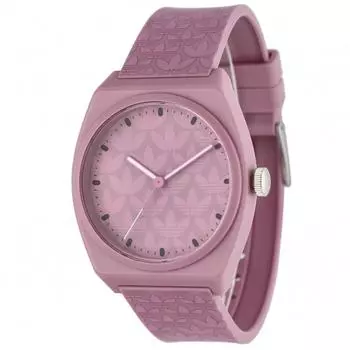 [Оригинальные часы Adidas] Часы PROJECT TWO GRFX Project Two с графическим розовым циферблатом, резиновым ветровым стеклом, кварцевые, водонепроницаемые, 5 АТМ, 36 мм, китайские часы AOST23052