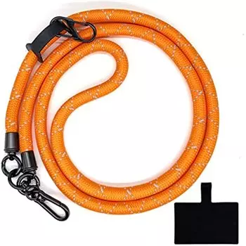 Прокладка для шнурка для мобильного телефона толщиной 10 мм, прокладка для шнурка из толстой веревки, ремешок для защиты от кражи телефона для активного отдыха, путешествий