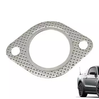 Прокладка фланца выхлопной трубы Высокотемпературная прокладка интерфейса с 2 болтами Высокотемпературная графитовая прокладка интерфейса с 2 болтами для выхлопной трубы