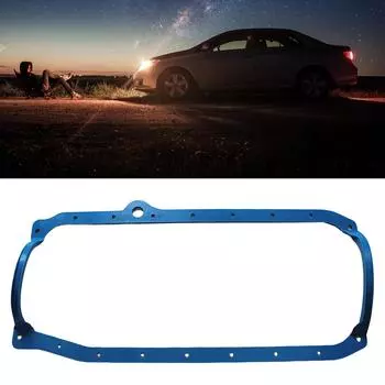 Прокладка масляного поддона Racing Products со стальным сердечником для двигателей SB SBC Small Block Chevy 1986-1995 годов 305 350, запасные части, синяя