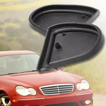 Прокладка наружного зеркала двери автомобиля 2038106376 2038106476 Прокладка бокового зеркала резиновые уплотнители подходят для Mercedes C Class W203 W211 00-07 CHINA