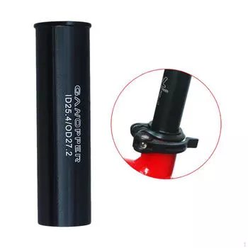 Прокладка подседельного штыря из алюминиевого сплава для улучшения характеристик езды на велосипеде 25.4 to 27.2