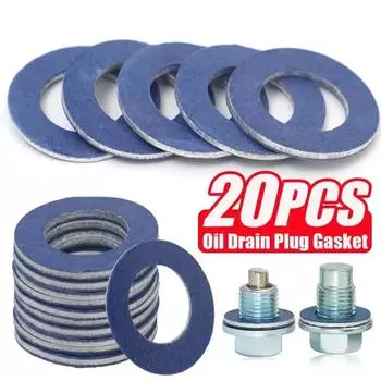 Прокладка винта слива масла автомобиля 90430-12031 алюминиевая прокладка поддона двигателя для Toyota 12 мм отверстие гайка шайба автозаменяемые детали