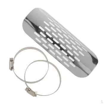 Проколотый овальный выхлоп для белого цвета