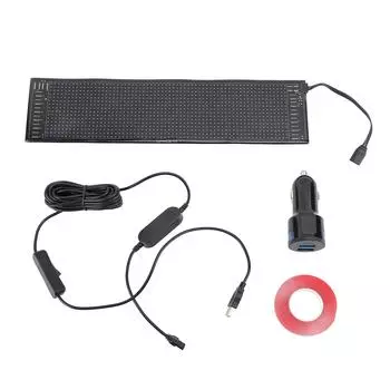 Прокручивающийся светодиодный рекламный знак Bluetooth APP Control RGB бусины IP66 Водонепроницаемый USB светодиодный знак Матрица