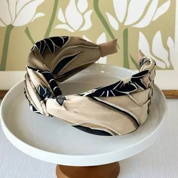 PROLY Новая Мода Повязка На Голову Для Женщин Широкая Боковая Цветок Богемная Повязка Для Волос Перекрещенный Узел Тюрбан Девочки Осень Повседневная Дорожная Головной Убор