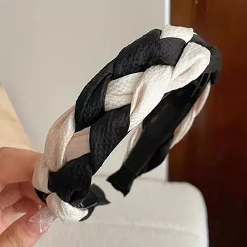 PROLY Новая Мода Повязка на Голову Ручной Работы Лоскутное Плетение Тюрбан Повязка для Волос Весенние Аксессуары для Волос