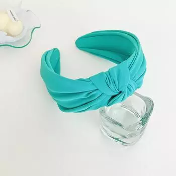 PROLY Новая Мода Весенний Головной Убор Для Женщин Узел Посередине Повседневная Повязка Для Волос Конфетный Цвет Ободок Однотонные Аксессуары Для Волос