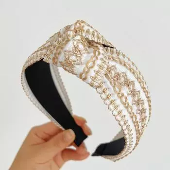 PROLY Новая Модная Повязка На Голову Для Женщин Винтажный Головной Убор Полосатая Богемная Повязка На Голову Взрослые Аксессуары Для Волос