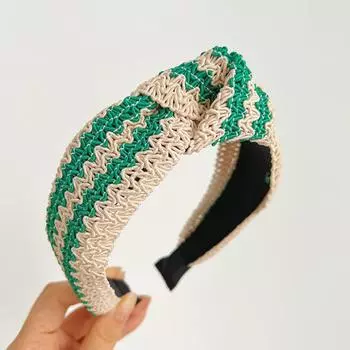 PROLY Новая Модная Повязка На Голову Для Женщин Цветочная Волна Повязка Для Волос Богема Тюрбан Осень Узел Посередине Осенние Аксессуары Для Волос