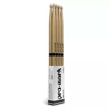 PROMARK Drumstick Classic Forward Hickory 2B x 4 Pair Bundle Pack Oval-WoodTip TX2BW-4P (406.4 16.1mm) []
