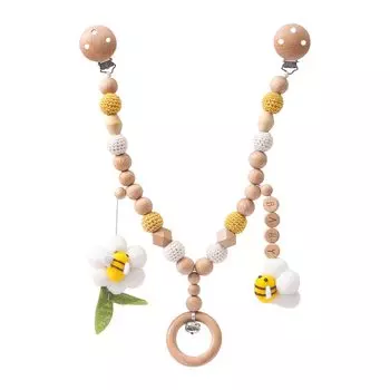 Promise Babe Stroller Merry Rattle Swinging Bee Baby Toy Going Out Car Детское сиденье Шезлонг Sleeping Music Box Мальчики Девочки Сенсорная стимуляция Новорожденный