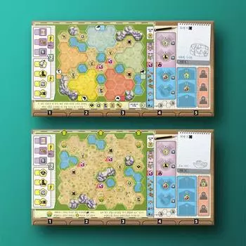 Промо-акция Ark Nova: Zoo Map 9 и Map 10, популярная корейская настольная игра