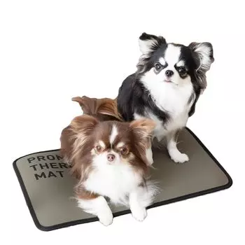 PROMO THERMO MAT Black Silica Pet S Far Infrared Thermal Storage Material for Dogs and Cats Made in Japan Washable Health Mat Olive Green S Size x (30