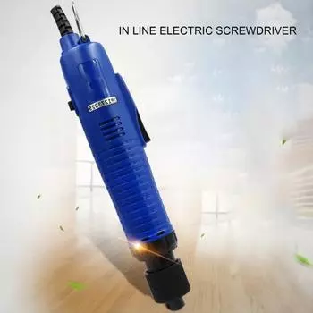 Промышленная электрическая отвертка с прямым хвостовиком 220 В, сверло с регулируемым крутящим моментом EU Plug