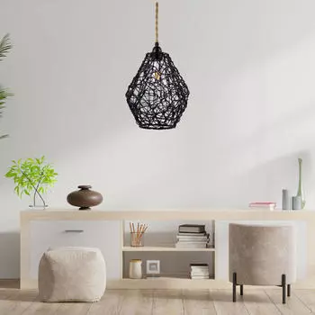 Промышленная люстра с абажуром из железа, подвесная люстра, классическая люстра, лампа для чайного домика белый