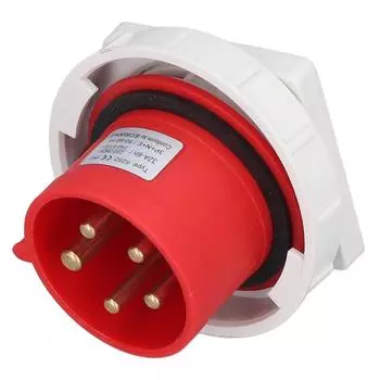 Промышленная розетка IP67 водонепроницаемый авиационный разъем 3P+N+E 32A AC 220380V 240415V