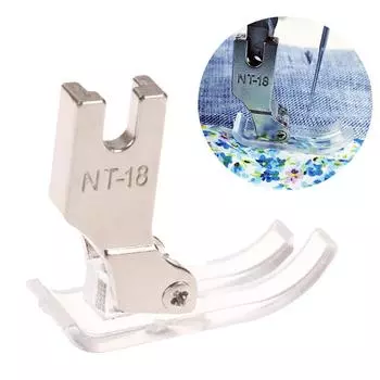 Промышленная швейная лапка для челночного стежка, пластиковая пластина, прижимная лапка Mt-18