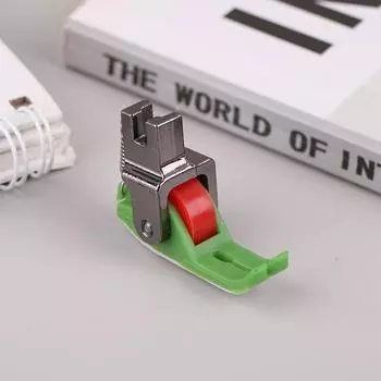 Промышленная швейная машина Кожаный роликовый прижимной ролик для плоской машины для ткани Одежда Замена прижимных лапок Универсальный инструмент красный