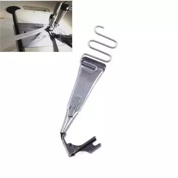 Промышленная швейная машина Плоская машина Выдвижная трубка Прижимная лапка F515 Подтяжки Плечевой ремень Брюки Ремни Подгибка Края Обертка 24MM серебряный