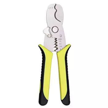 Промышленные электрические ножницы из нержавеющей стали, многофункциональные клещи для снятия корки с ручкой TPR, ручной инструмент для зачистки проводов