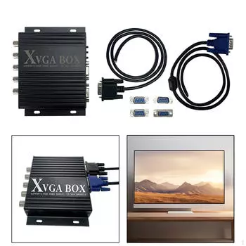 Промышленные мониторы Видео конвертер Адаптер для XVGA Box Простота установки