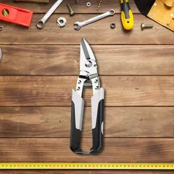 Промышленные ножницы из высокоуглеродистой стали, острый резак, универсальный инструмент для резки листового железа для мастерской, дома Angle head