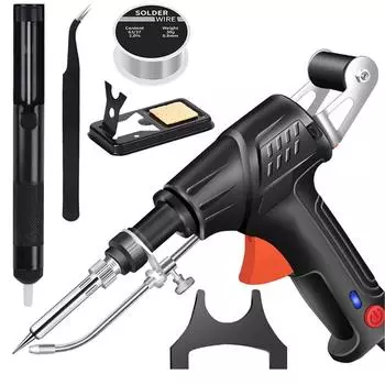 Промышленные сварочные инструменты с внутренним нагревом, многофункциональный паяльник, набор сварочных горелок, автоматический проводной паяльник с внутренним нагревом One Size чёрный