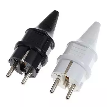 Промышленный электрический силовой разъем с возможностью переподключения, штекерный адаптер 250 В 4000 Вт чёрный