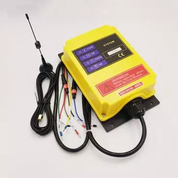 Промышленный беспроводной пульт дистанционного управления, расстояние 500 м, мощность 3 Вт, 430–440 МГц, для подъемного вала, передатчик и приемник DC12V