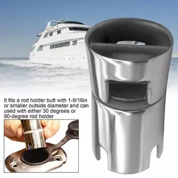 Промышленный держатель для удочки, регулировка, крепление для удочки из нержавеющей стали, идеально подходит для владельцев лодок и яхт, прочный