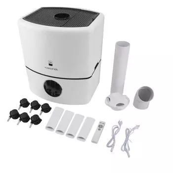 Промышленный коммерческий увлажнитель воздуха 25 л, большая емкость 4000 мл/ч, объем тумана на колесе, холодный туман US Plug